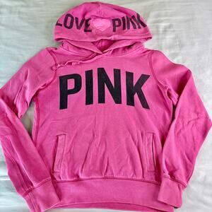 Pink Victorias Secret Y2K Pink Sweatshirt Hoodie XS